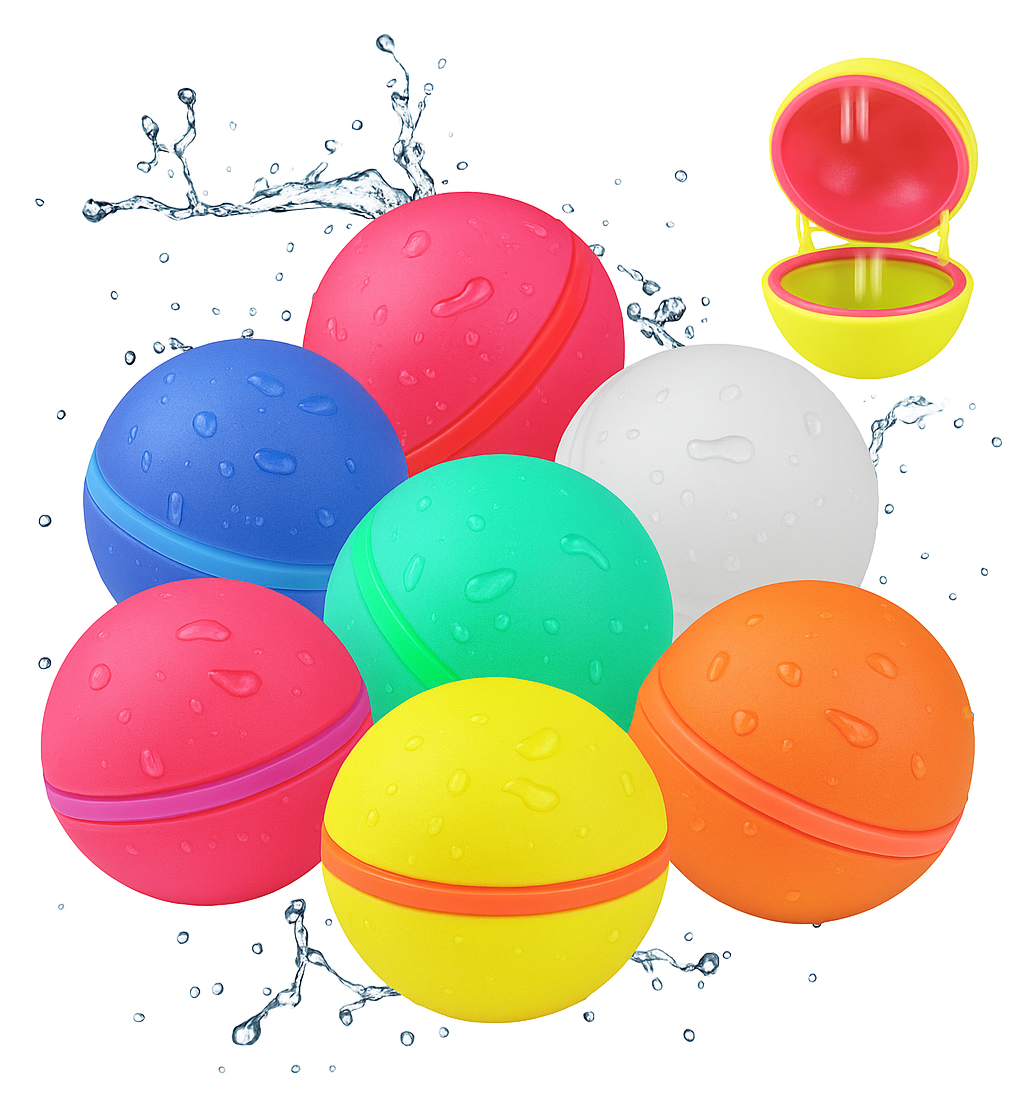 HydroSnap™ Water Balls – Refillable with Magnetic Seal, Ready in 1 Second