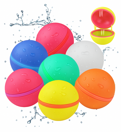 HydroSnap™ Water Balls – Refillable with Magnetic Seal, Ready in 1 Second