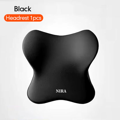 Car Headrest Lumbar Support Lumbar Cushion Memory Foam Cushion Backrest Lumbar Pillow Car Comfortable Neck Pillow Car Accsesorie